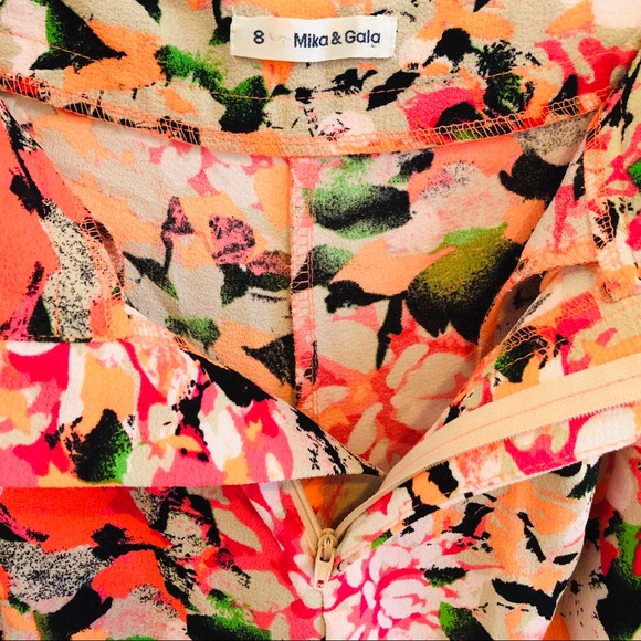 Mika & Gala Floral Skort | sz 8 - Picture 5 of 6